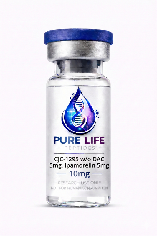 CJC-1295 w/o DAC 5mg, Ipamorelin 5mg – 10mg